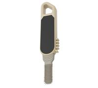 Limpiador de pies de silicona para exfoliación de piel muerta y limpieza de huecos de dedos de los pies, piedra pómez integrada, agarre ergonómico, apto para herramientas, exfoliantes de pies de
