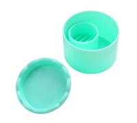 Limpiador de pinceles para uñas y bolígrafo brillante organizado con cubiertas a prueba de polvo para eficiencia de salón de belleza, fácil limpieza, accesorios de arte de uñas