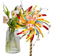 Limpiador de pipas para arreglos - Cadena de luces LED Decoración DIY Set | Luminoso limpiador de pipas DIY - para adultos, niños, jóvenes, accesorios de fotos, proyectos de molinos de viento
