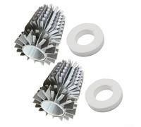 Limpiador de piscina para semi cepillo 61020601 con anillo 6101611-R4, pieza de repuesto para modelo anterior 6101656, para modelos Dolphin M400 M500 y Astralpool (4 piezas)