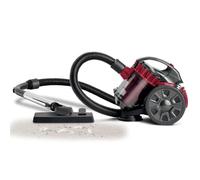 Limpiador de Pisos Duros, Aspirador Cilíndrico Sin Bolsa de Alta Potencia 2600W, Capacidad de 1,5 Litros, Filtro HEPA de 4 Etapas, para Polvo, Suciedad y Piso, Herramienta Turbo para Pelo de Mascotas