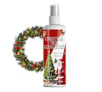 Limpiador de plantas artificiales, 100 ml, líquido de limpieza para decoraciones, spray limpiador de plantas artificiales navideñas, para bolas de Navidad, ramas de pino, coronas fijas, globos