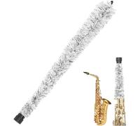 Limpiador De Plumero Para Saxofón: Material De De Algodón, Cepillo De Fibra Absorbente, Construcción Duradera, Herramienta Portátil, Diseño De Mango Ergonómico | Para Entusiastas Del Saxo