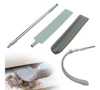 Limpiador de polvo retráctil, plumero de microfibra extensible con cabezal flexible y extraíble, cepillo lavable para el hogar, cocina, coche y zonas de difícil acceso (1)