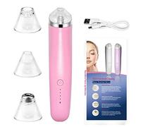 Limpiador de Poros, Recargable limpiador de poros faciales Microdermabrasión Máquina de succión al vacío Comedone Acne Whitehead Kit de herramienta de eliminación (Color : Pink)