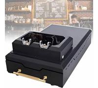 Limpiador De Portafiltros De Café Eléctrico Profesional De 58 Mm, Compatible Con 2 Raspadores Y 1 Cabezal De Cepillo, Máquina Automática Desmontable Para Limpiar Posos De Café, Cocinas Y Oficinas