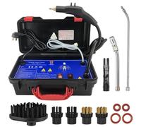 Limpiador de Portátil, Transmisión de Voz Múltiples Pinceles 3 Engranajes Limpiador de Frío/caliente Ajustable con Mini Linterna, para Cocina, Transmisión de Voz, Múltiples Pinceles (enchufe