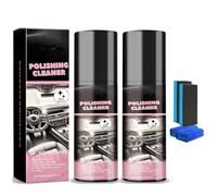 Limpiador de pulido Qirevo, spray para interiores de coche Bogo, sprays de pulido para limpieza profunda, spray limpiador de pulido multiusos para interiores de coches, restaura y protege (2PCS)