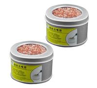 Limpiador de puntas de soldador - Lana de acero de 6,5x4,2 cm + carcasa de metal, base de limpieza sin agua | Perfecto para soldadura electrónica, cuidado de soldadura, tareas de reparación de bricola