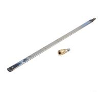 Limpiador de radiador automotriz para tanque de agua y condensador de descarga sin eliminación de componentes, construcción de acero, longitud de trabajo de 60 cm (1* varill 1* junta)
