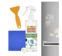 Limpiador de residuos de pegamento, quitaadhesivos, spray quitaadhesivos, fórmula química con cítrico | Gel seguro y de secado rápido para coche, cerámica, madera, metal, S