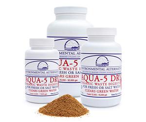Limpiador de residuos orgánicos en aguas Aqua-5 Dry, de 70 a 280 g, para hasta 150.000 litros