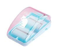 Limpiador de rodillo de virutas de borrador con removedor de virutas de para estudiantes, niños, trabajadores de oficina, limpiador de suministros de arte