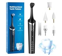 Limpiador de sarro humano Pulidor dental Profesional, con 5 modos para limpieza dental y blanqueamiento de dientes, IPX6 resistente al agua, iluminación LED, con 5 cabezales