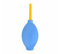 Limpiador de soplador manual azul, bomba de aire de goma, limpiador de polvo de punta suave, bomba de aire para sensor, teclado, cámara, teléfono móvil
