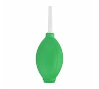 Limpiador de soplador manual verde, bomba de aire de goma, limpiador de polvo de punta suave, bomba de aire para sensor, teclado, cámara, teléfono móvil