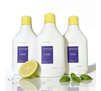 Limpiador de Suelos, 3 Botella 930ml Líquido de Limpieza con Aroma de Limón y Albahaca, Fórmula de Secado Rápido, Compatible con Narwal Freo/S20/S30 Pro Adecuado for Todos los Suelos