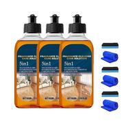 Limpiador de suelos 5 en 1, solución de limpieza para el cuidado de la fragancia, juego de paños de limpieza, manchas de doble acción y eliminador de olores, abrillantador para suelos de madera dura y