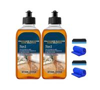 Limpiador de suelos 5 en 1, solución de limpieza para el cuidado de la fragancia, juego de paños de limpieza, manchas de doble acción y eliminador de olores, abrillantador para suelos de madera dura y