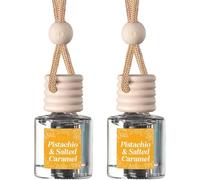 Limpiador de suspensión de aire para automóvil, difusor de aceite esencial, accesorios de coche lindos para aromaterapia, paquete de 2 difusores de aromaterapia, de larga duración (amarillo)