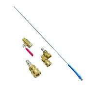 Limpiador de tanque de agua - de alambre del radiador, accesorio de limpieza de presión | Herramienta de manguera automotriz para camiones, HVAC, bobinas, canalones, patio, garag