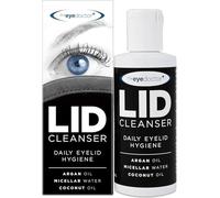 Limpiador de tapas The Eye Doctor - Limpiador de párpados para eliminar los desechos y el maquillaje de los párpados - Adecuado para ojos sensibles - Contiene aceite de argán, aceite de coco y agua micelar - 100 ml