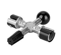 Limpiador de Terminales de Batería de 4 Vías Limpiador de Herramientas de Terminales Raspador Accesorio Automotriz Accesorio Automotriz para Limpiar Regularmente la Batería