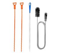 Limpiador De Tuberías De 4 Piezas, Cepillo Para Tuberías De Acero Inoxidable De Doble Cara, Cepillo De Limpieza Para Fregadero, Herramienta De Limpieza De Tuberías