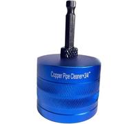 Limpiador De TuberíAs De Cobre Copper Pipe Cleaning Brush Set Cleaner For Plumbing Drains Vents Systems Electric Drills Accessories(22mm)