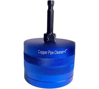 Limpiador De TuberíAs De Cobre Copper Pipe Cleaning Brush Set Cleaner For Plumbing Drains Vents Systems Electric Drills Accessories(28mm)