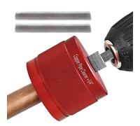 Limpiador de tuberías de cobre para taladro | Cepillo de limpieza para fontanería - Limpiador de tubos de cobre de 1/2", 3/4", 1" para industria, bricolaje, hogar, garaje, taller