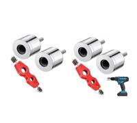 Limpiador de tuberías de cobre para taladro, cepillo de tubo de metal de 15 mm y 22 mm con vástago hexagonal, juego de 6 piezas con limpiador de terminales de batería 4 en 1