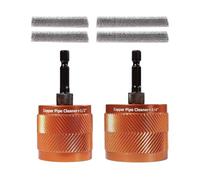 Limpiador de tubos de cobre, 240 g, limpieza sanitaria, taladro eléctrico, cepillo de limpieza de tubos de metal para limpieza del de refrigeración, elimina los enlaces de sulfuro al quitar