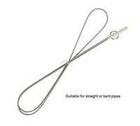 Limpiador de tubos de silicona para tubos de nailon Cepillo de paja largo Pajita para beber para herramientas de limpieza de tubos de cerveza Cepillos Tubo de silicona de 8-10mm
