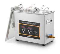 Limpiador de Ultrasonidos con Calentador y Temporizador, Acero Inoxidable, Máquina de Ultrasonidos Limpieza Profesional para Relojes, Placas PCB, Cadenas de Moto, Gafas y Piezas de Auto (6.5L)