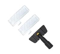 Limpiador de vapor compacto Accesorios para esquinas y limpieza de suelos duros incluye boquilla de mano plegable microfibra tela baño cocina accesorios de limpieza de vapor