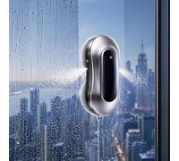 Limpiador de Ventanas Inteligente, Robot de Limpieza 3000Pa con Control Remoto, Planificación de Caminos y Detección de Bordes, Pulverizador de Agua Doble Automático Para Azulejos Vidrio