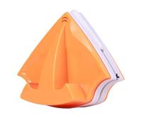 Limpiador de ventanas magnético de doble cara, rasqueta triangular para