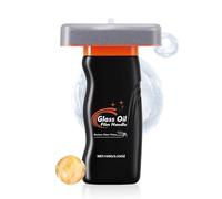 Limpiador de vidrio de película de aceite, removedor de parabrisas de 100 g, fórmula antivaho con limpieza profunda, esmalte de ventanas con aplicador de cepillo, acción potente para detalles de