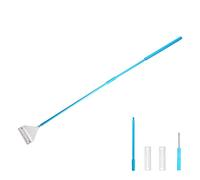 Limpiador de Vidrio para Acuario con Diseño de Aleación de Aluminio, Almohadilla Limpiadora de Algas, Ideal para Limpieza de Peceras, Herramienta Ligera y Eficaz (Blue)
