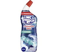 Limpiador de WC Frisch Power Gel de frescor marino (750 ml) - para una limpieza profunda hasta el desagüe y bajo el borde del inodoro
