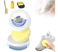 Limpiador de zapatos, Crema de Limpieza de Remoción de Manchas Multi-funcional, 2025 Nuevo White Trainer Cleaning Kit, Sneaker Purification Solid Paste for Leather, Knit, Botas, Lona, Suede