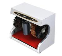 Limpiador de zapatos eléctrico de inducción automática, máquina pulidora de zapatos de acero inoxidable para zapatos de cuero, kit de limpieza portátil de zapatos
