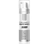 Limpiador de zapatos en espuma de 200 ml, kit de limpieza de zapatos blancos sin enjuague para zapatillas, set ecológico para limpiar zapatillas