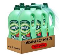 Limpiador Desinfectante Multiusos sin lejia, Desinfectante Limpiahogar dejando un aroma fresco y un brillo duradero, Elimina Bacterias, Hongos y Virus, Contiene 6 botellas de 2 Litros