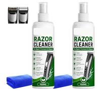 Limpiador eléctrico de afeitar en espray de 100 ml, limpiador de cabezales de lámina, spray de limpieza, limpiador de lubricante Clipper, Trimmer Cleaner Mist Razor Trimmer Remover Remover residuos y