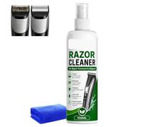 Limpiador eléctrico de afeitar en espray de 100 ml, limpiador de cabezales de lámina, spray de limpieza, limpiador de lubricante Clipper, Trimmer Cleaner Mist Razor Trimmer Remover Remover residuos y