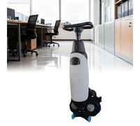 Limpiador eléctrico de suelos con doble cepillo y cabezal giratorio de 360° para limpieza comercial de azulejos y suelos duros