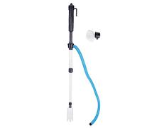 Limpiador Eléctrico para Acuario, Aspiradora de Grava y, Bomba de Limpieza Multifuncional con Estructura Telescópica para Cambio de Agua sin Cable