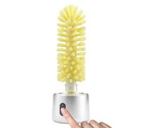 Limpiador Eléctrico para Botella | Eléctrico Recargable Giratorio 60° | Cepillo Lavabotellas | para Hogar, Oficina, Gimnasio, Viaje, Café, Proteína, Vino, Shaker Diario, Leche